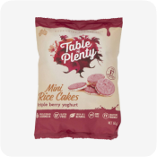 Mini Rice Snacks Berry <br>Yoghurt Cakes